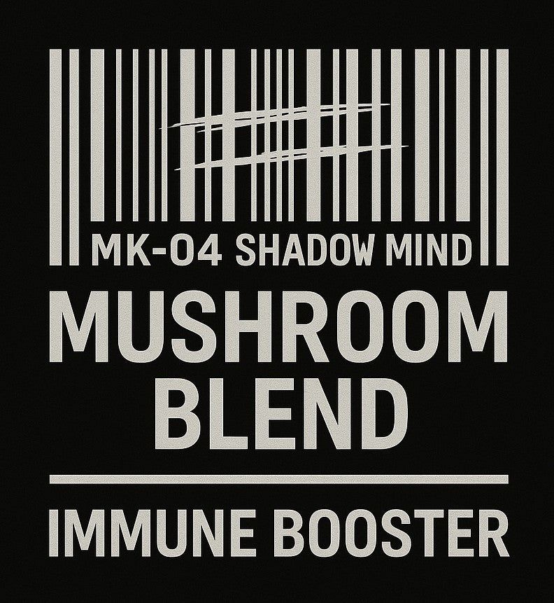 Mushroom Immune Booster with Chaga, Cordyceps, Reishi and Lion’s Mane- MK-04 SHADOW MIND