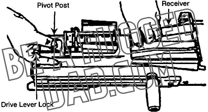Removal of the Primary Drive Lever and Vertical Cam Assembly