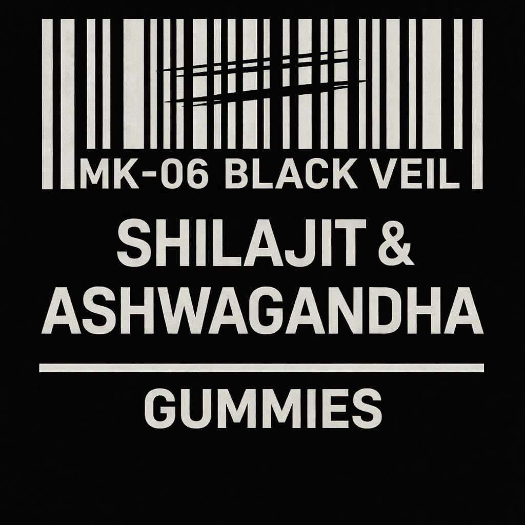 Shilajit Gummies w/ Ashwagandha- MK-06 BLACK VEIL