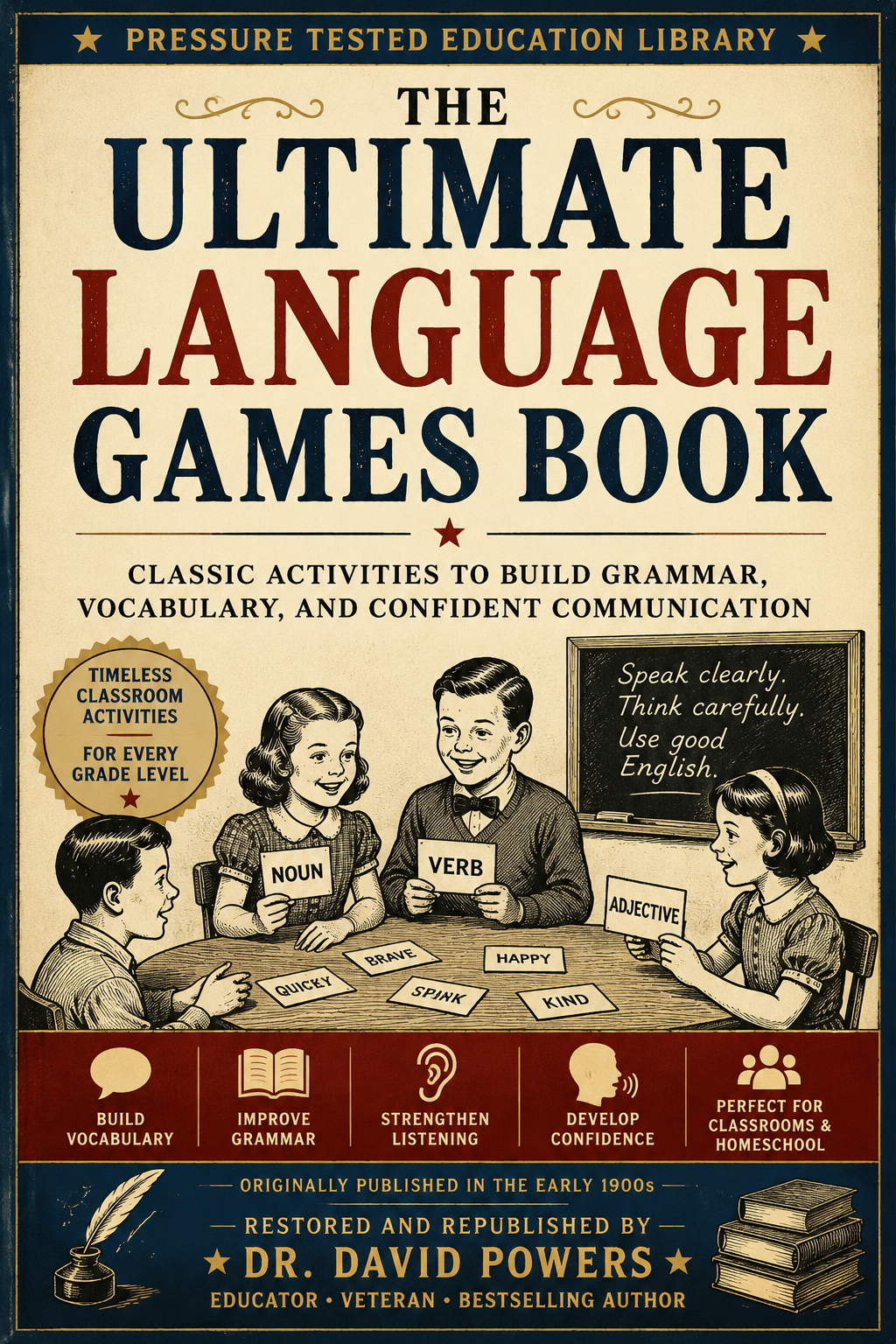 The Ultimate Language Games Book - PDF Version - Classic Activities to Build Grammar, Vocabulary, and Confident Communication