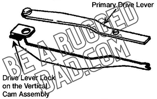 Primary Drive Lever and Vertical Cam Assembly