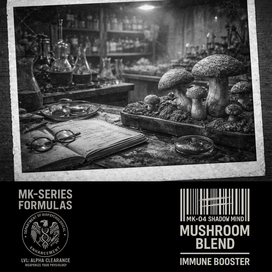 Mushroom Immune Booster with Chaga, Cordyceps, Reishi and Lion’s Mane- MK-04 SHADOW MIND