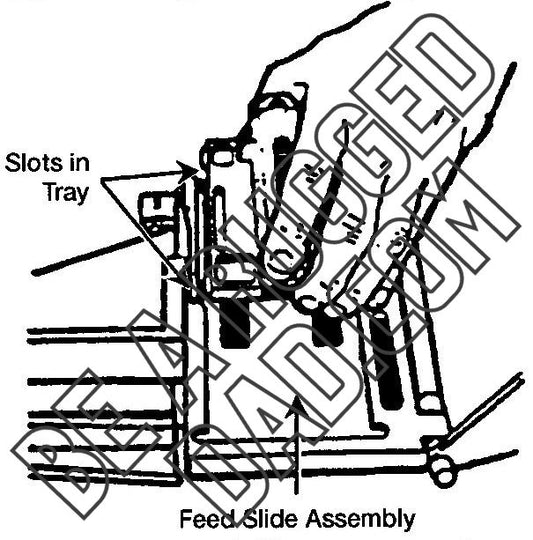 Removal of the Feed Slide Assembly