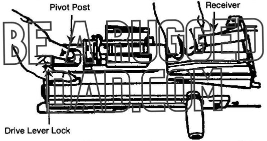 Removal of the Primary Drive Lever and Vertical Cam Assembly