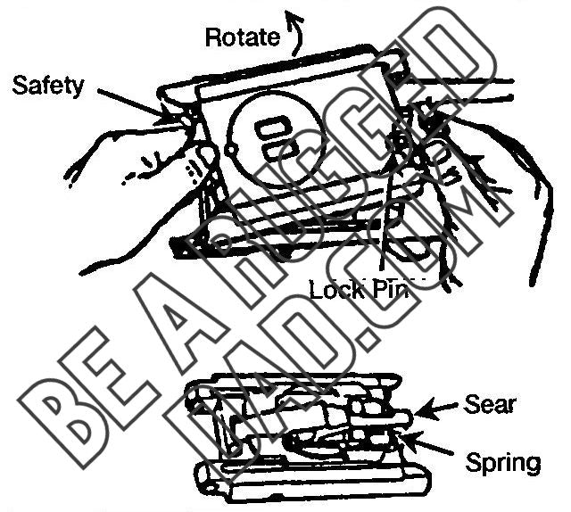 Removal of the Receiver Sear Assembly