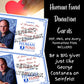 Human Fund Donation Cards. The perfect FAKE donation!
