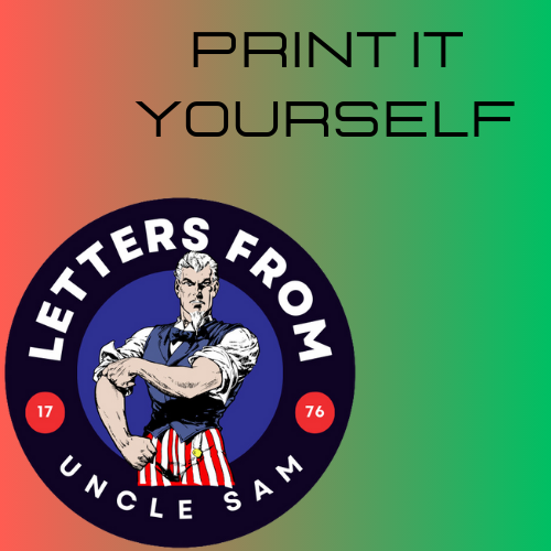 Print Your Own Letter from Uncle Sam