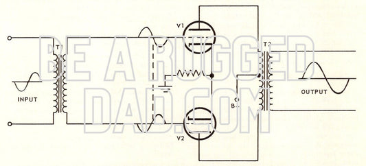 Conventional Push-pull Amplifier Image