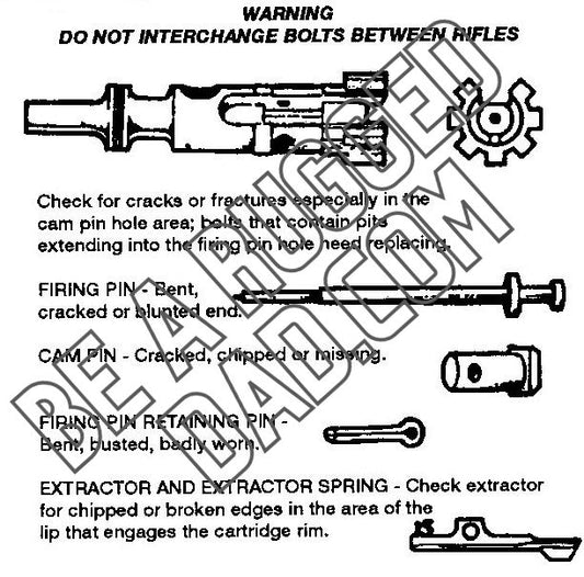 Inspecting the Bolt Assembly