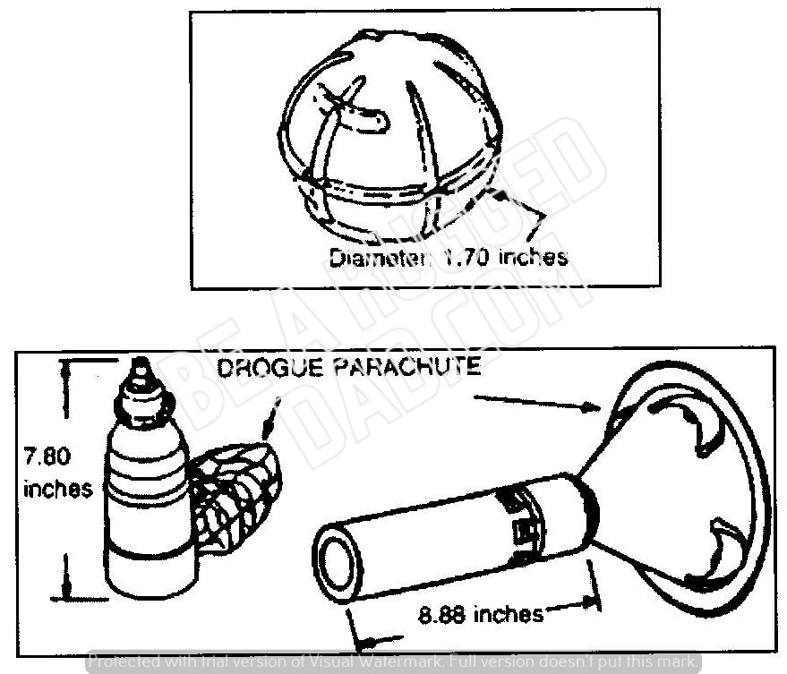 Parachute Projectile