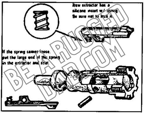 Placing the Extractor and Spring