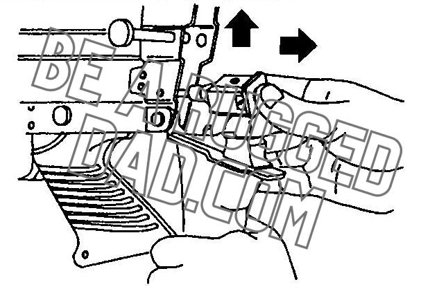 Removal of the Return Rod and Transfer Mechanism Assembly