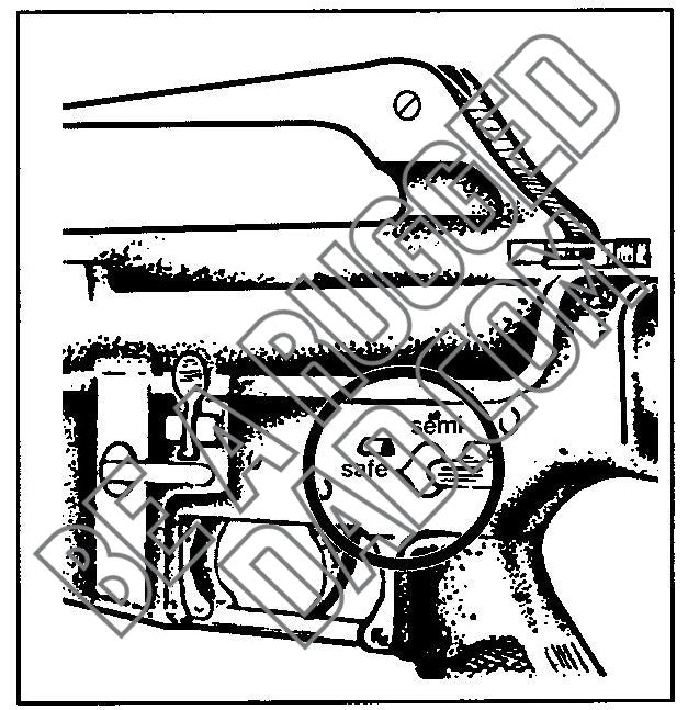 Selector Lever on Safe